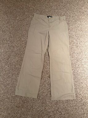 Banana Republic Factory Women's Khaki Straight-Leg Chinos - Light Tan